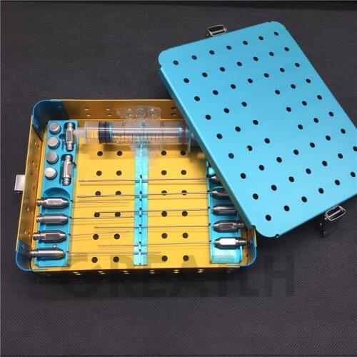 Facial fat filling graft transplantation cannula kit Stem Cell Lipo face Fat Transfer Liposuction needle set