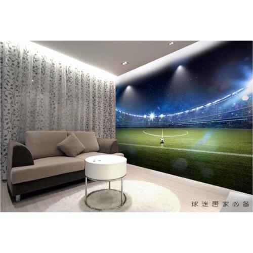 3d room wallpaper custom mural Hd giant football field painting home improvement 3d wall murals wallpaper for walls 3 d