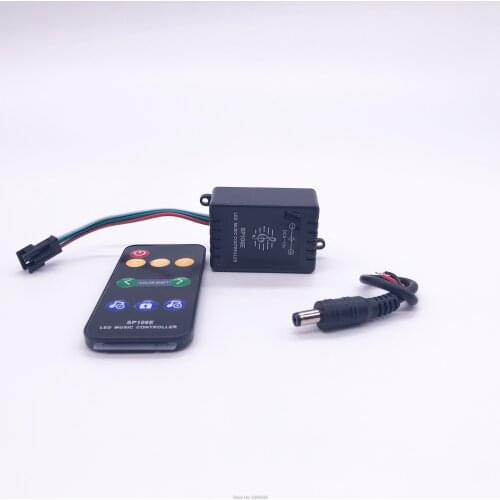 SP106ERF mini wirelessMusicController ForWS2812BGS1903SM16703WS2811SK6812Led Strip pixel lamp RGB dc5v-24v
