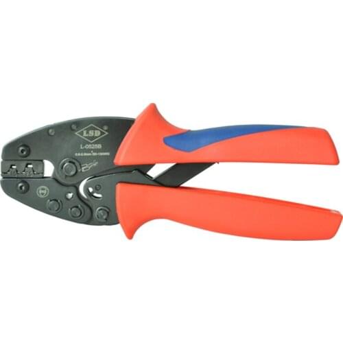 AWG standard pre insulated terminal middle terminal flat mouth type manual multifunctional pressing tool L-0525B