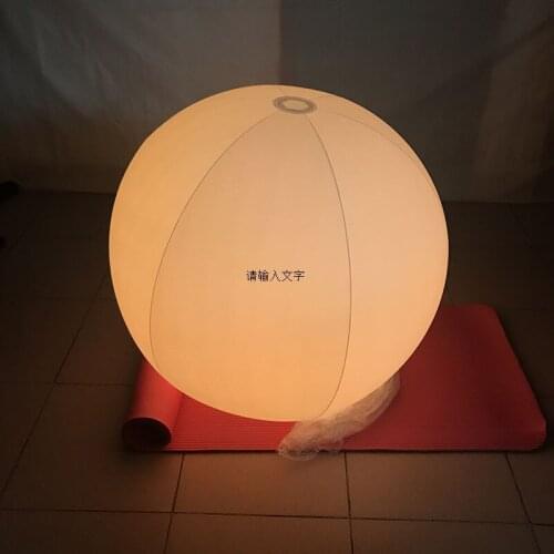 Sound control led beach ball for kids advertising lighting Throwing Zygote Balls Inflatable Hanging LED Balloon