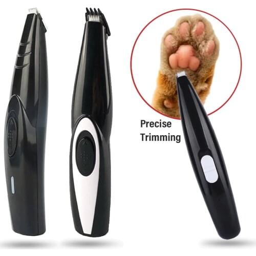 2.0 Version Pet Feet Trimmer Dog Hair Grooming Local Shaver USB Rechargeable Cat Clipper Machine For The Ears Eyes Foot Seam