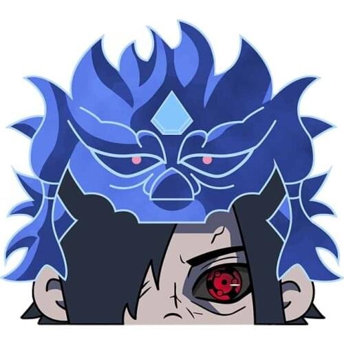 Ninja Madara Vinyl Car Stickers Scratch-Proof Waterproof Window Trunk Decal PVC Car Window Body Decorative Stickers Accessories