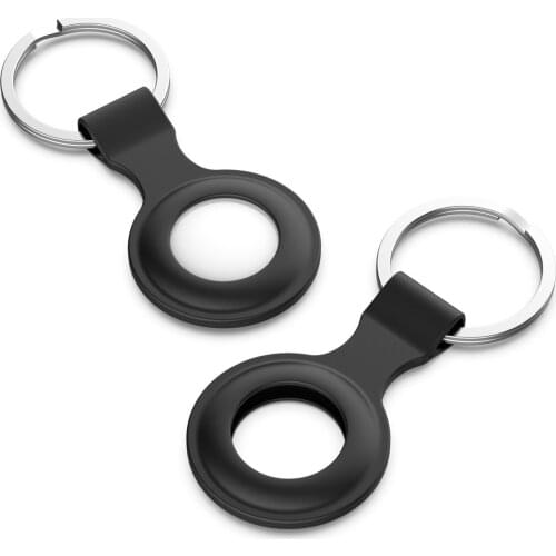 For Apple Airtags Liquid Silicone Protective Sleeve For Apple Locator Tracker Anti-lost Device Keychain Protective Cover