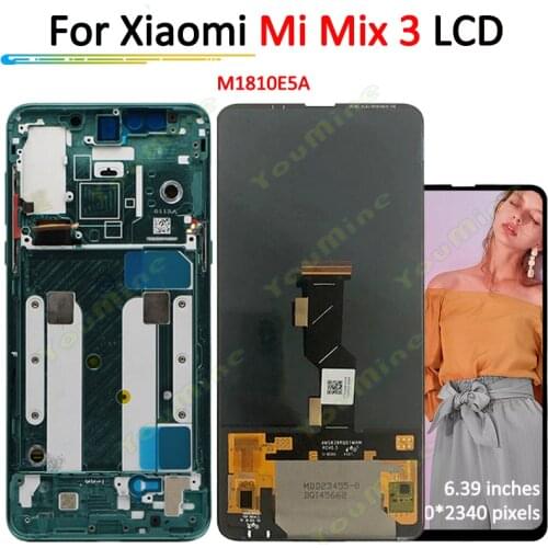 6.39" For XIAOMI MI MIX 3 lcd M1810E5A Display Touch Panel Screen Digitizer Assembly For XIAOMi Mix3 LCD for mix 3 5G LCD