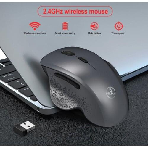 2.4Ghz Ergonomic Wireless Mouse Computer Mouse For PC Laptop with USB Receiver 6 buttons Wireless Mice 1600 DPI Office Mouse