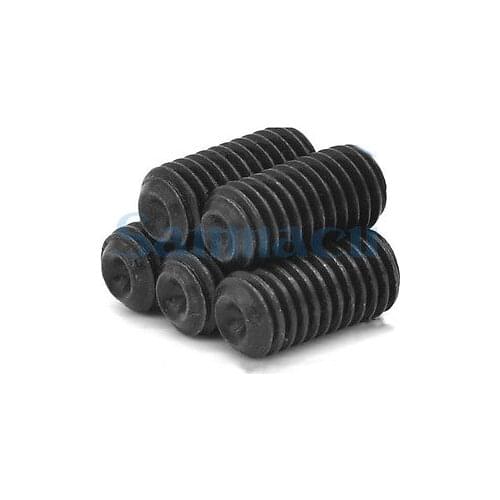 20pcs M8 Hex Socket Head Cap Grub Screws Cup Point Black Alloy Steel