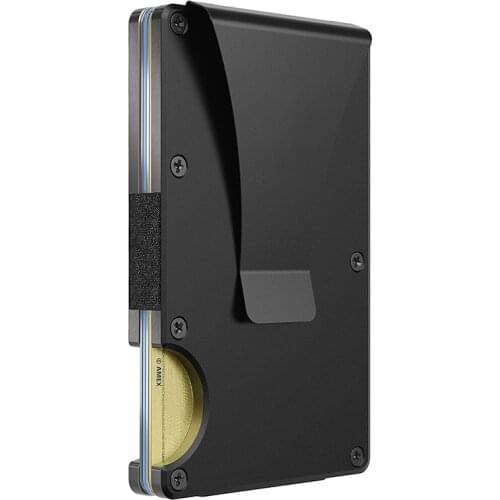 2021 Rfid Credit Card Holder Men Women Minimalist Wallets Metal Slim Thin Tactical Business ID Bank Cardholder Case porte carte