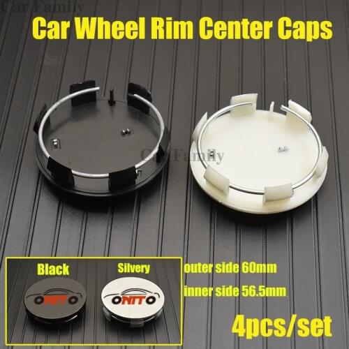 4PCS For peugeot 207/301/308/309/408/508/807/2008/3008/4007 Original dustproof 60mm ABS Car Rims Wheel Hub Center Caps Covers
