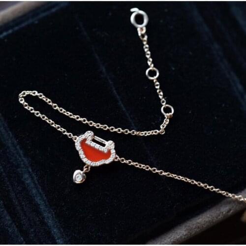 Красные браслеты Aazuo China At AliExpress