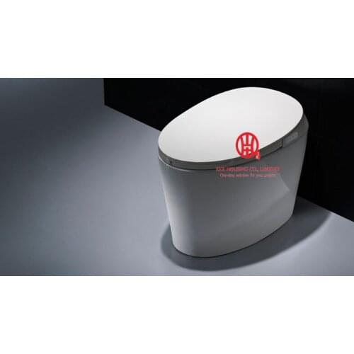 Free Shipping luxury intelligent toilet smart ceramic toilet S-trap 220V factory price Automatic clean flushing siphonic