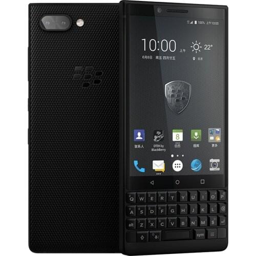 Blackberry key2 mobile phone Unlocked Original 12 MP camera Fingerprint 4.5 inches android 6GB RAM 128GB ROM Single sim