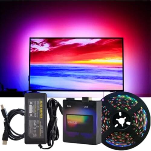DIY TV PC Dream Screen Durable USB LED Strip HDTV Computer Monitor Backlight Addressable LED Strip Connectors