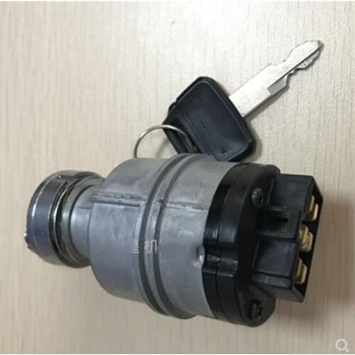 Excavator SK200-8 SK210-8 SK350-8 Key Switch ,SK-8 Startup Switch,Ignition Switch to start ignition lock