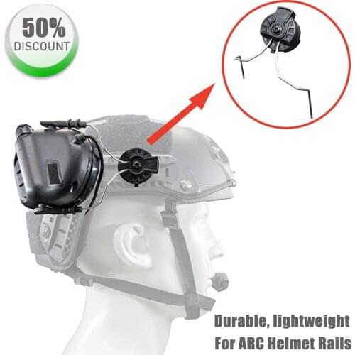 EARMOR HeadSet M11 Rails Adapter Attachment Kit Tactical Headphone Adapter for ARC Rail Adapter Helmet Accessories