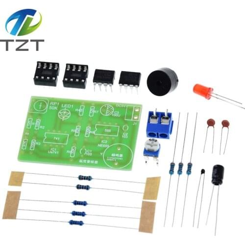 Temperature buzzer kit acousto-optic alarm parts DIY circuit student experiment training parts for arduino