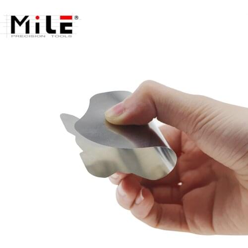 MILE 0.1mm Ultra Thin Flexible Stainless Steel Pry Spudger Disassemble Card for iPhone iPad Samsung Mobile Phone Repair Tool