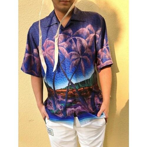 UK0230 Fashion Mens Shirts 2021 Runway Luxury famous Brand European Design party style Mens Clothing