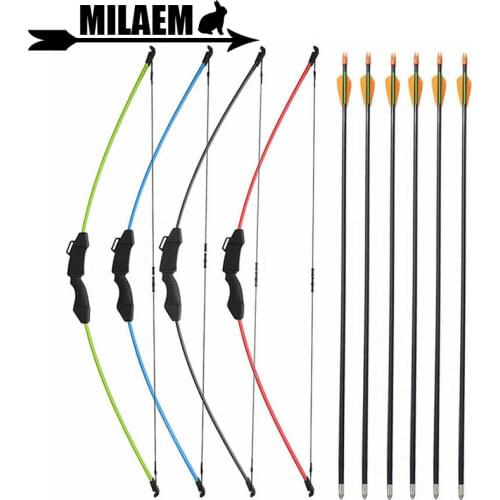 Youth Archery Takedown Recurve Bow Children Practice Outdoor Training Shooting Garden Game Gift Accessories