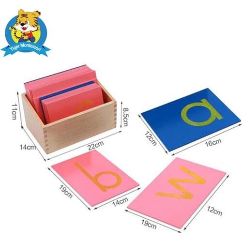 Montessori Lower Case Sandpaper Letters toy