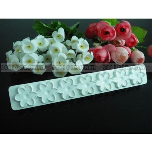 New 7-DAISY straight frilling cutter for fondant cake sugarcraft tool