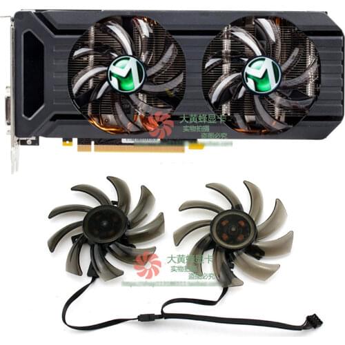 New Original for Palit MAXSUN GEFORCE GTX1060 GTX1070 Graphics card cooling fan GA91S2U DC12V0.40A