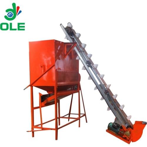 Big Volume 250-300kg Counterflow Animal Feed Pellet Cooler With Elevator