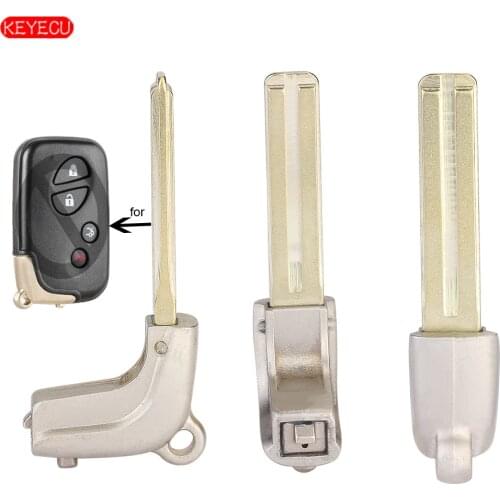 KEYECU 2PCS/Lot for Lexus ES350 GS350 GS450h GX460 IS250 Remote Emergency Key Blade Insert
