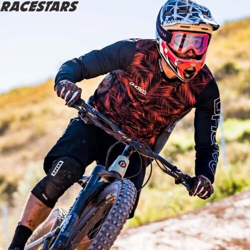DHARCO 2021 Maillot MTB Hombre Camiseta Enduro Downhill Jersey Offroad Motorcycle Shirt Motocross Racing Riding Cycling Wear