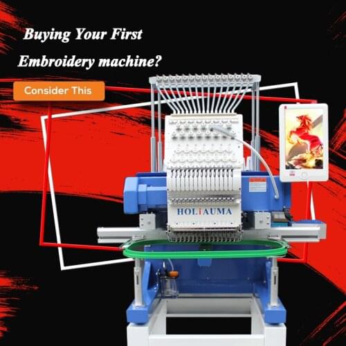 High speed single head 15 color cap embroidery machine