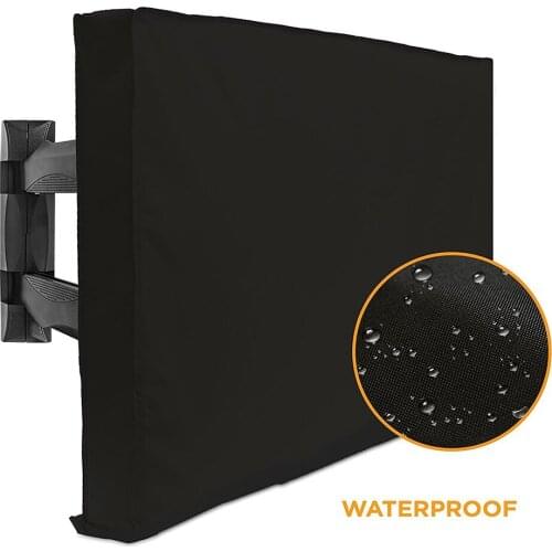 Television Outdoor TV Cover With Bottom Cover High Quality Weatherproof and Dust-proof Microfiber Cloth TV Screen Protectors