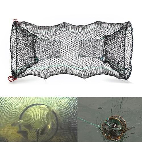 1pc Hot Sale Fishing Collapsible Trap Cast Keep Net Crab Crayfish Lobster Catcher Pot Trap Fish Net Eel Prawn Shrimp Live Bait