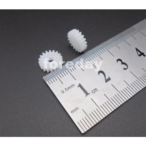 1000PCS 18T Spur Gear 0.5 Modulus Model Accessories Plastic Teeth=18 Aperture: 3mm 2.95MM Tight distribution DIY HQ*FD270X1000