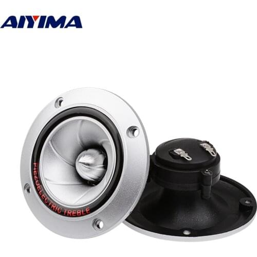 AIYIMA 2Pcs Audio Tweeter Piezo Speakers 100W Horn Piezoelectric Sound Speaker Driver Treble Buzzer Loudspeaker DIY Home Theater