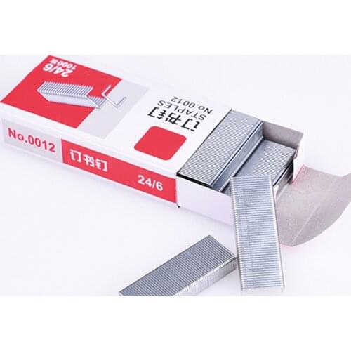 24/6 1/4 Inch Length 1000 Staples Sharp Chisel Point Design For Standard Staplers