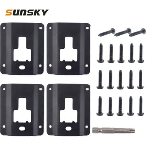 4 PCS Pickup Cargo Box Interface Board Tie Down Bed Cleat Standard Interface Plate FL3Z9928408AB for Ford F150 F250 F350 2018