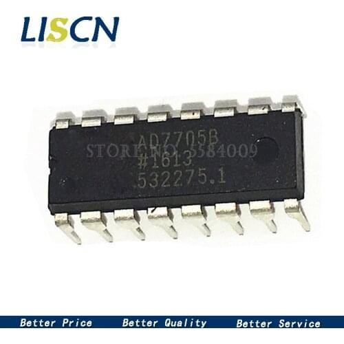 2PCS AD7705BN AD7705BNZ DIP16 new