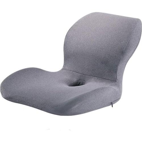 Car Heightening Cushion Drivers Seat Integrated Increase Inclined Plane Main Single Asshole 2 in 1 Waist Support Lumbar Cover