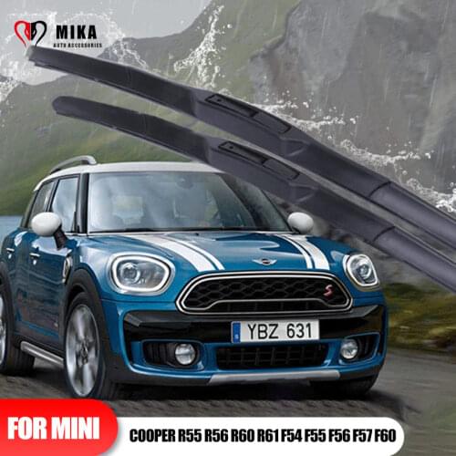 For Mini Cooper F54 F55 F56 F57 F60 R55 R56 R60 R61 Front Soft Rubber Windscreen Replacement Wiper Windshield Car Accessories