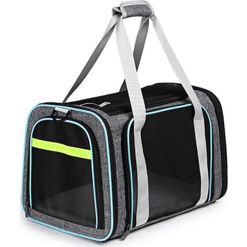 Travel Dog Carrier Breathable Dog Bag for Small Dogs Cats Airline Approved Portable Pet Carrier Bag Shoulder Sling Luxury Tote