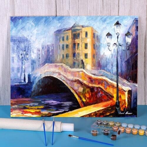 Emotional Autumn DIY Paint By Numbers Complete Kit Acrylic Paints 50*70 Canvas Pictures Loft Picture Crafts For Adults Art