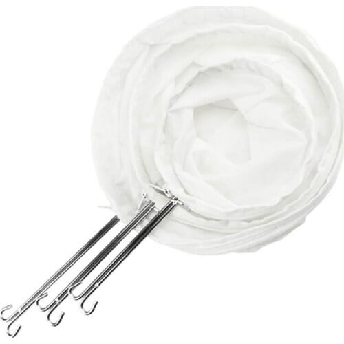 Milk Tea Filter Bag with Handle Coffee Cotton Cloth Strainer Tea Infusers for Loose Bubble Tea Mesh Strainer Colander Sieve