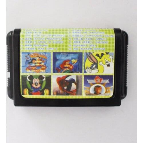 Hot Sale 13 In 1 16 bit MD Game Card For Sega Mega Drive For Genesis