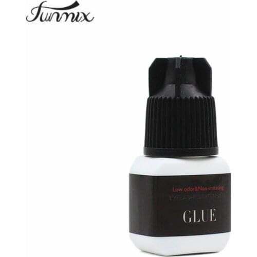 5ML Individual Eyelash Glue Black Eyelash Adhesive Glues Odor Free No Stimulation slow dry use for beginner