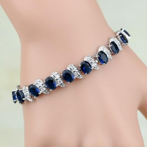 LMFALECA Blue Bracelets