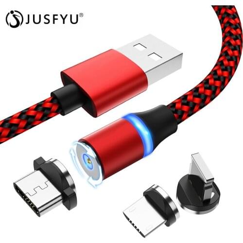 Magnetic Phone Charge Cable Micro USB Type C Smart Phone Fast Charging Cord For iPhone 12 Pro Max Xiaomi 11 Huawei P40 Samsung