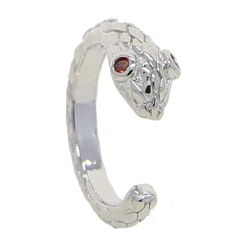 Cute Snake Ear Cuff Earring Silver Color Cubic Zircon CZ Eye Snake Shape Single No Piercing Clip On Earring For Women Jewelry