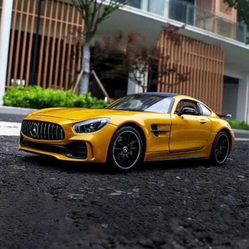 1:24 AMG GTR Supercar Alloy Car Model Diecasts & Toy Vehicles Collect Car Toy Boy Birthday gifts