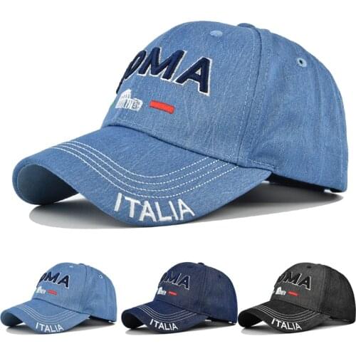 3D Embroidery ROMA Mens Baseball Cap Snapback Kpop Hip-Hop Summer Hat Fluorescent Cotton Womens’ Hat Cotton Sun Hat BQM076