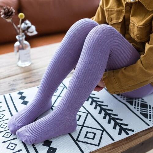 New Autumn And Winter Baby Pants Baby Girl Clothes Boys Clothes Knitted sSocks Vertical Pattern Cute Warm Leggings All-match